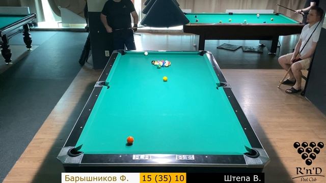 Барышников Ф. – Штепа В. Roll'n'Draw Pool Club. «14.1». 28.04.2024 смотреть онлайн