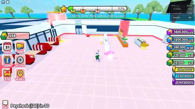 ОТКРЫЛ СВОЙ РЕСТОРАН В РОБЛОКС! смотреть онлайн