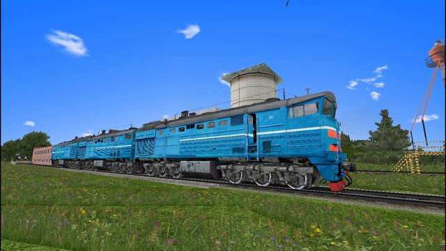 Запуск 3ТЭ10М в RTrainSim (Не актуально) смотреть онлайн