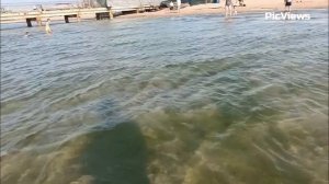 Витязево Анапа сегодня 7 июня 2025. Обстановка на пляже, курорте. Как выглядит море, есть ли мазут