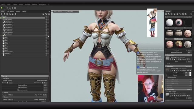 [СТРИМ 10] Делаю модель персонажа из игры | финал смотреть онлайн