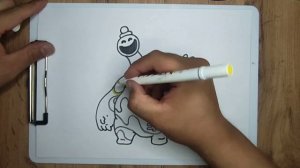 Рисуем Доуи из Poppy Playtime / Doey