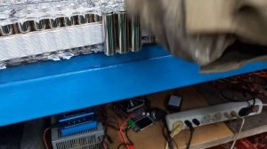 Tesla battery module teardown/dissasembly, Разборка модуля батареи Tesla