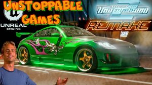 Need For Speed Underground 2 REMAKE 2025. Новая любимая игра?Сделал машину как у Пола Уокера Форсаж2