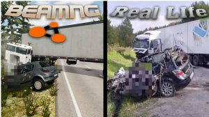 #18|Жесть! Обгон стоил жизни! Реконструкция аварии на реальных событиях 4К.