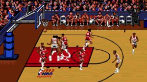 Bulls vs Blazers and the NBA Playoffs (Sega Mega Drive) - Игровой процесс (Sega Genesis) [1080p]