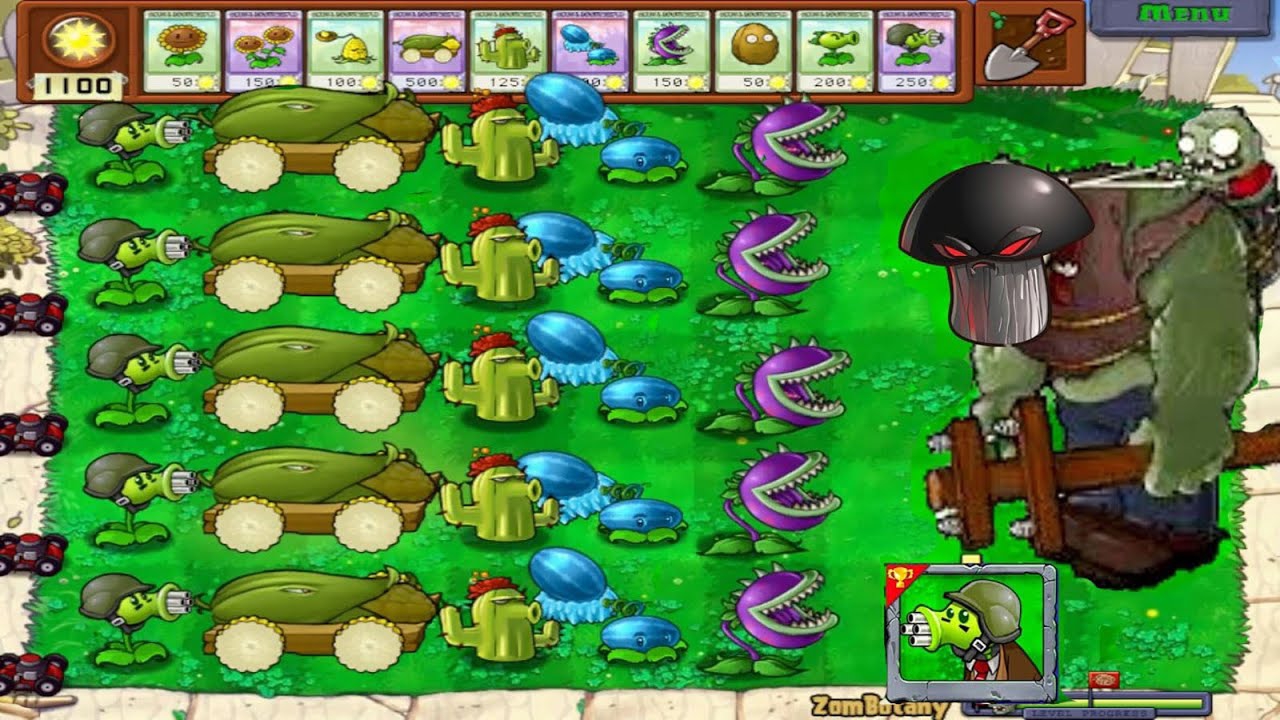 Impossible Defense For Zombies In All Locations In Plants Vs Zombies!