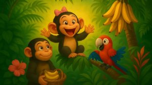 🐒 ПЕСЕНКА ПРО ОБЕЗЬЯНКУ, КОТОРАЯ НЕ УМЕЛА ЖДАТЬ | Мультфильм научит вашего ребёнка терпению