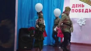 9 Мая Весна, 9 Мая Цветы (Мой дед уходил на войну) танец 1 класс ОШ N:29