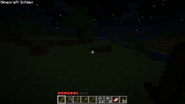 Minecraft Infdev №1 — Осмотр местности