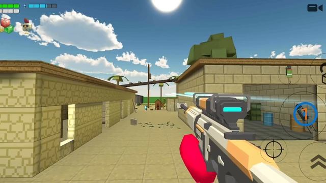 Как быстро стрелять из лазерной винтовки в Chicken Gun смотреть онлайн