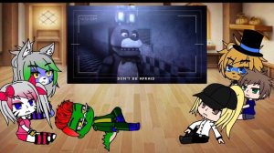 Реакция Фнафа 9 на - Five Nights at Freddys 3 feat EileMonty Orko.