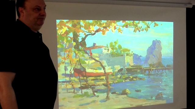 Мастер-класс художника Артёма Пучкова. Крымская живопись на примере одного мастера. смотреть онлайн