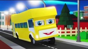 Песенка про ВЕСЕЛЫЙ АВТОБУС  | Песенка про машинки | Мультики про машинки