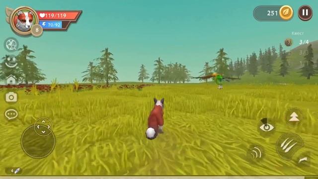 Играю в Wildcraft за лису ( часть 2) Я беременна ?!