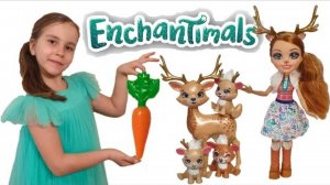 Энчантималс Снежная Долина Обзор Enchantimals Куклы Северный Олень