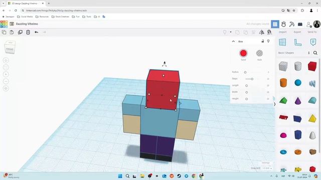 3D Модель СТІВА з MINECRAFT у Tinkercad: Для Початківців смотреть онлайн