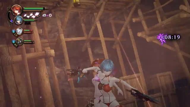 Крутящийся босс ⌛ Nights of Azure 2 Прохождение на русском #11 смотреть онлайн