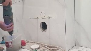 запил отверстие под инсталляция с чудо шаблон