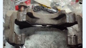 Реставрация скобы тормозного суппорта volkswagen t5