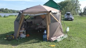 РЫБАЛКА НА КАРПА! 5-ЫЕ СУТКИ ЖИВЁМ В ШАТРЕ, НА БЕРЕГУ ПРУДА  \ КАРТОШКА, КОРЕШ, ЧИФИРОК, СБОРЫ ДОМОЙ