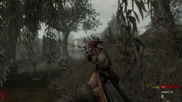 Call of Duty: World at War gameplay #3 Зомби-режим карта Shi No Numa. смотреть онлайн