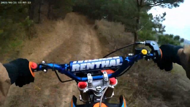 Осенние покатушки на kayo evo125. Попытки станта. смотреть онлайн