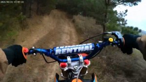 Осенние покатушки на kayo evo125. Попытки станта.