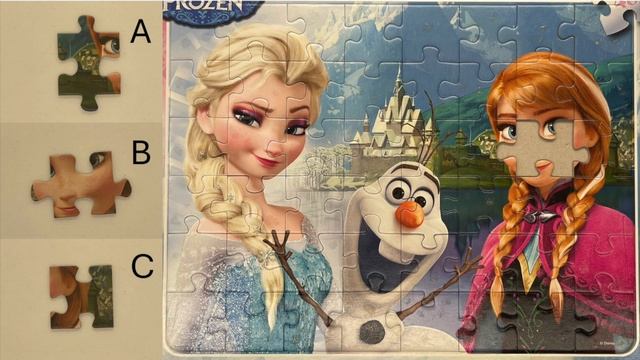 Frozen Puzzle Fun, find the lost piece. パズルゲーム, игра-головоломка, 퍼즐 смотреть онлайн