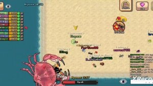 Прохожу кооператив "Крабовый пляж" в игре Pocket Ants.