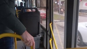 поездка на троллейбусе лиаз 5280 в городе тула