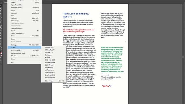 Export_Import text from_to Adobe Illustrator (pdf) files смотреть онлайн