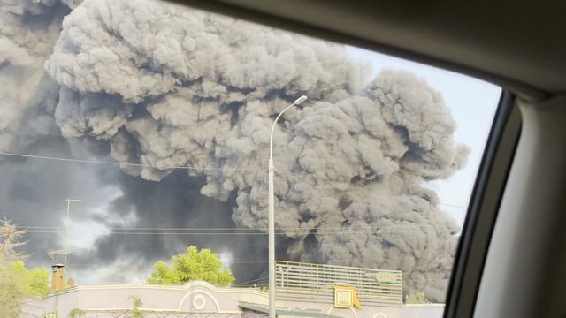 Пожар в подмосковном Пушкино смотреть онлайн