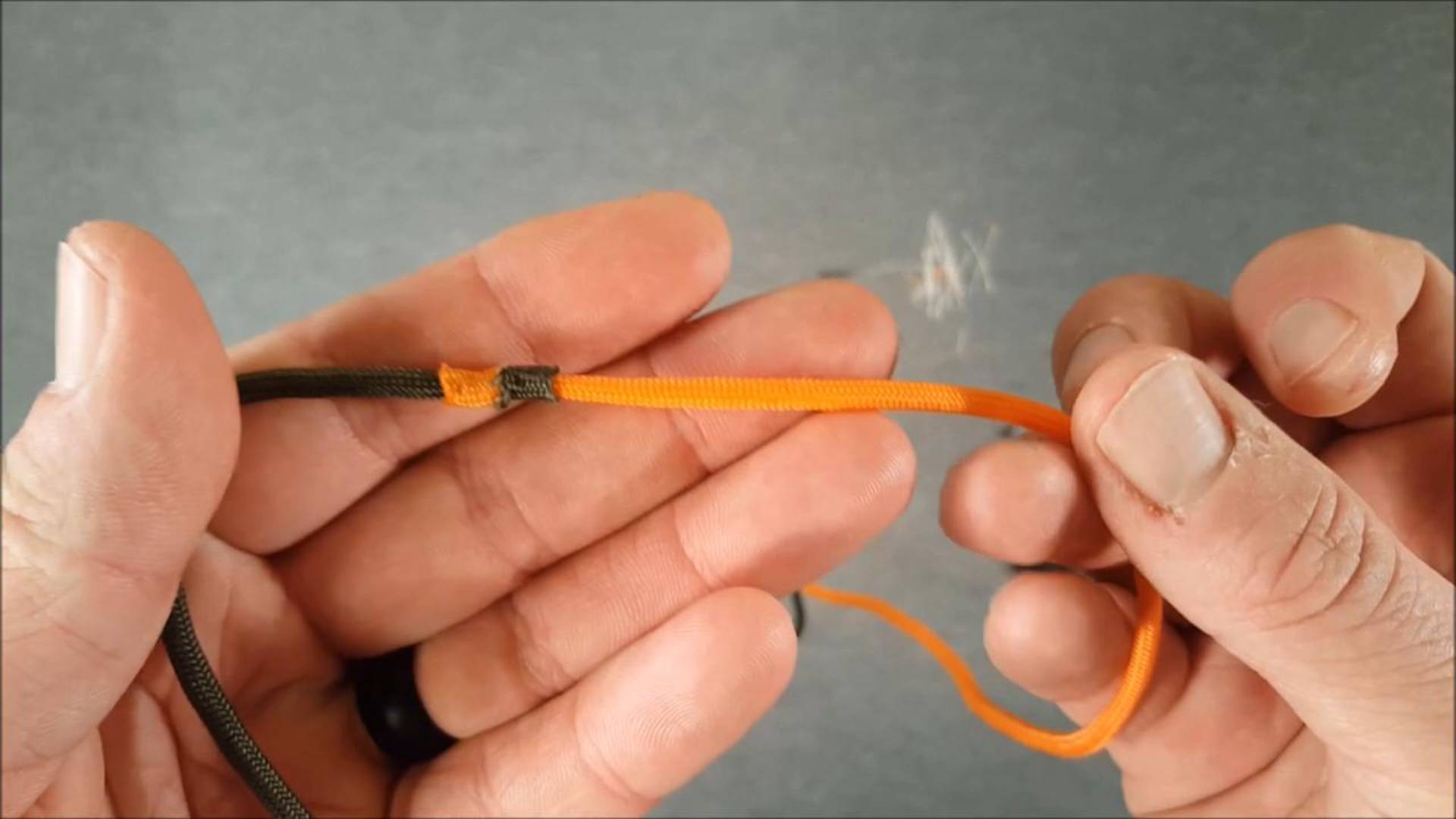 Паракорд_  способ соединения шнура (простое руководство)