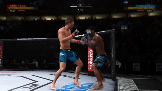 первый бой Томпсона в лиге SFL. смотреть онлайн