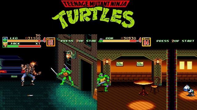 Один за всех: Ninja Turtles: Shredder's Re-Revenge - Streets Of Rage 2 Hacks (Sega Genesi