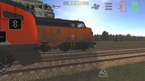 Сборник пассажирских поездов в Train and rail yard simulator часть