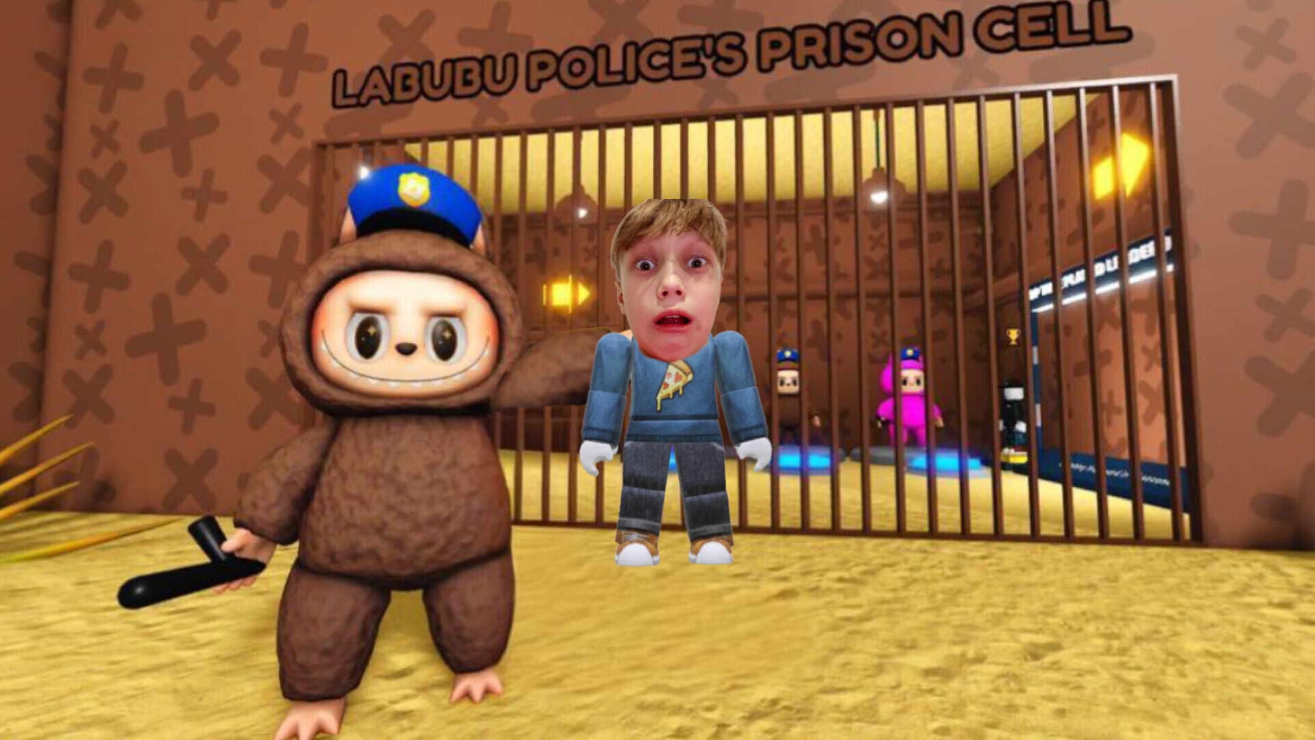 Побег от ЛАБУБУ в роблокс!!! смотреть онлайн