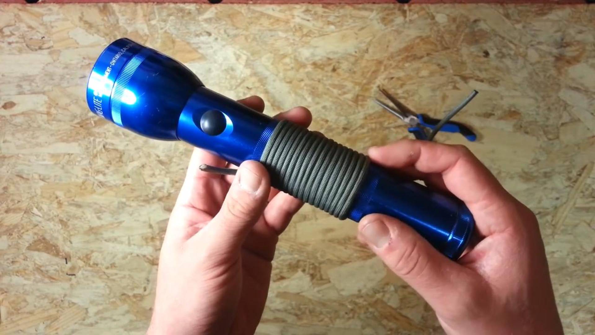 Простой способ обмотки паракордом - простая ручка для любого ножа, фонарика и т.д