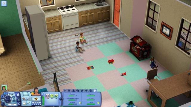 The Sims 3 обзор профессии || Уход за детьми #1
