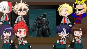 Сlass 1A react to Deku as Doom Slayer / Gacha React