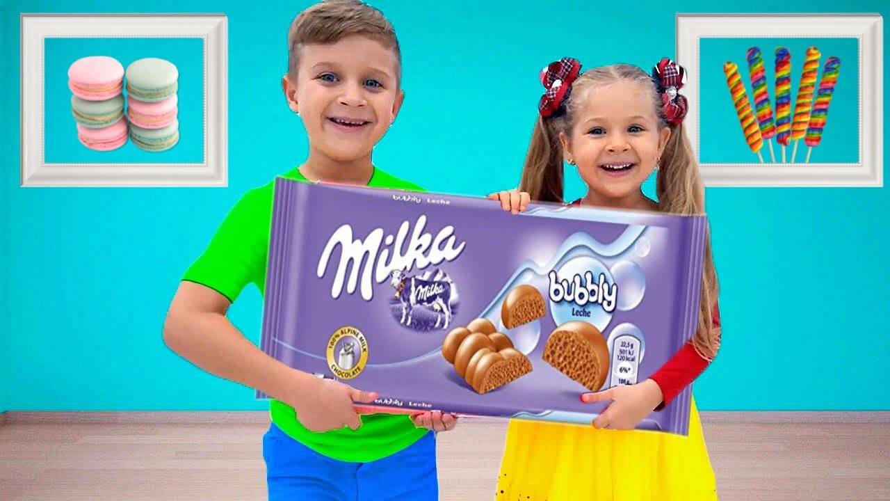 Диана и Рома на русском - самые весёлые истории для детей! смотреть онлайн