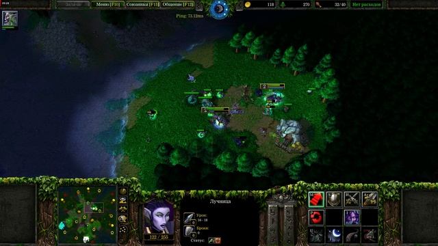 Warcraft III 2 на 2 Эльфами [4k] смотреть онлайн