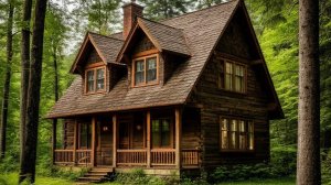 Ольгинка. Домик лесника. Рядом с гостиницей Орбита. Все что осталось