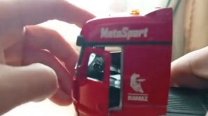 Модель седельного тягача Камаз-5490 с полуприцепом фург