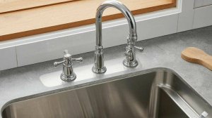 Как снять прикипевший смеситель кухни.