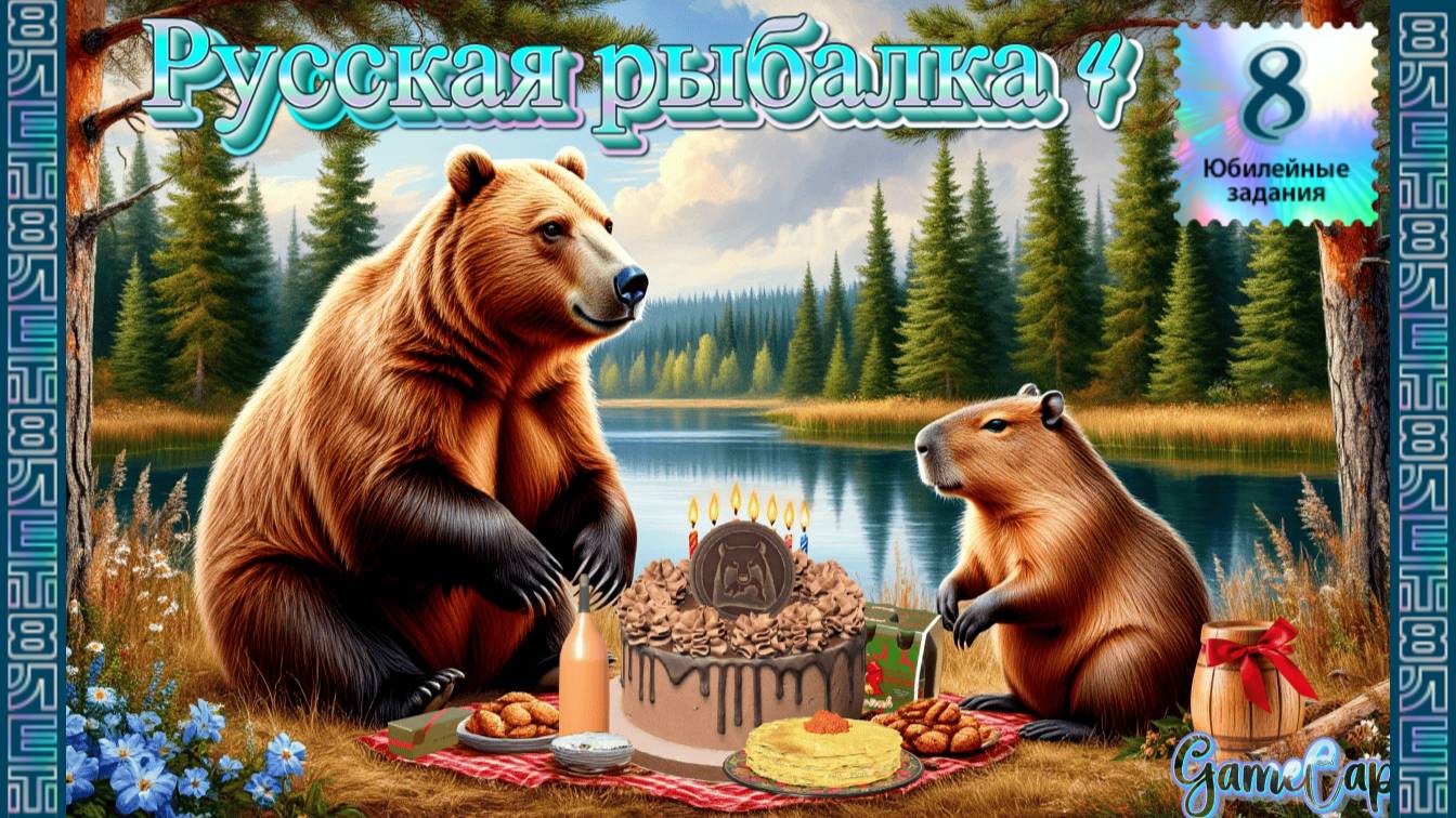 8 ЛЕТ ПРОЕКТУ выполняем квесты Русская рыбалка 4 / PP4