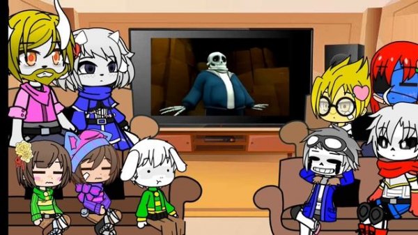 реакция Персонажей "Андертейл"на "Реалистичный Андерт