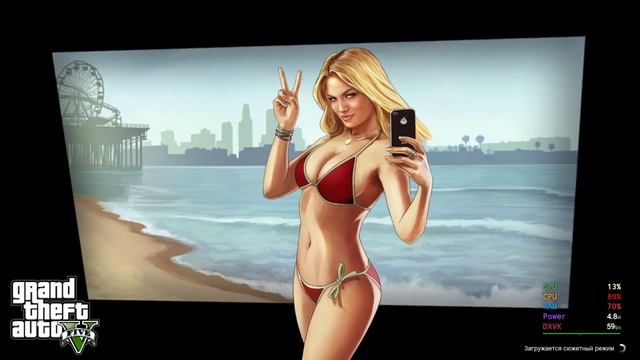 Запуск GTA V на retroid pocket 5 через Gamehub смотреть онлайн
