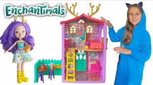 Enchantimals ДОМИК Данессы Олени Игровой набор Энчантималс Обзор Куклы